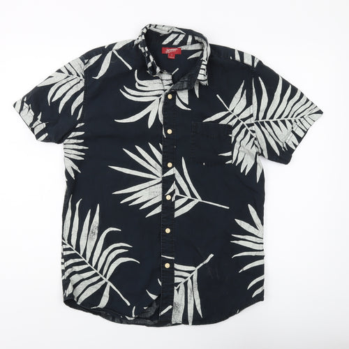 Arizona Jean Co Men's Black Tropical Shirt M