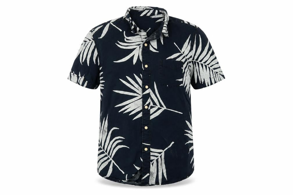 Arizona Jean Co Men's Black Tropical Shirt M