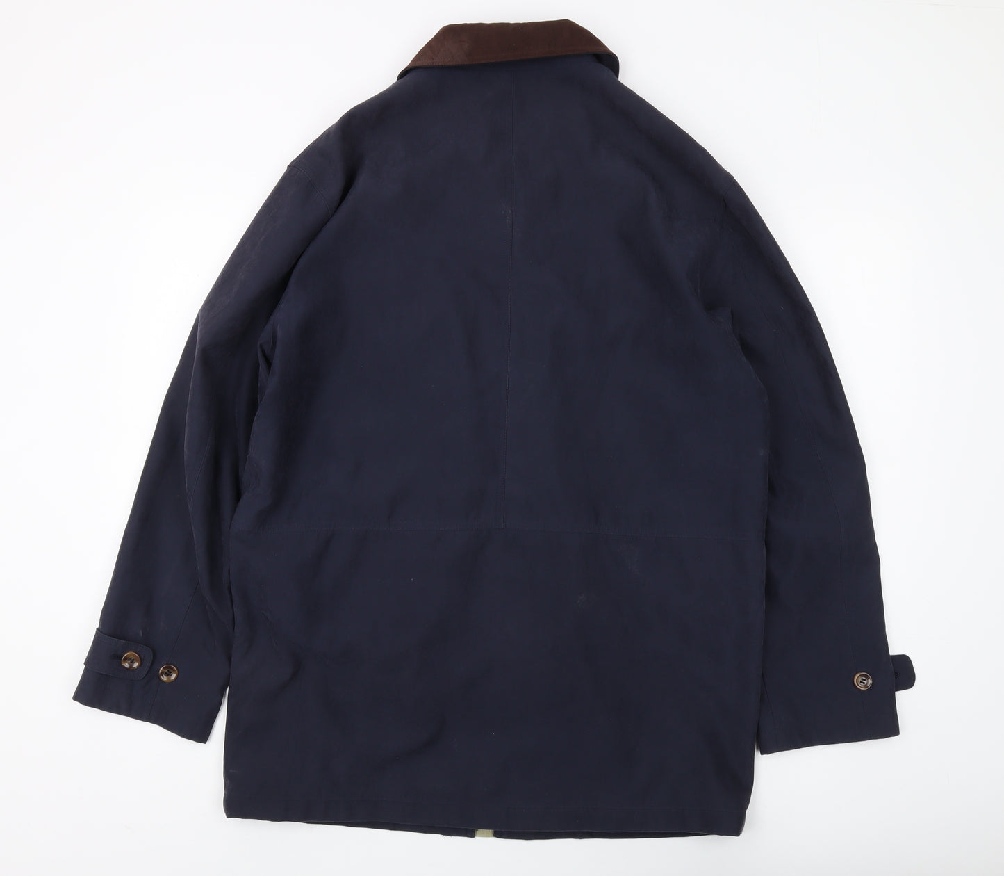 AWARD Men's Blue Coat, Size S, Button Closure