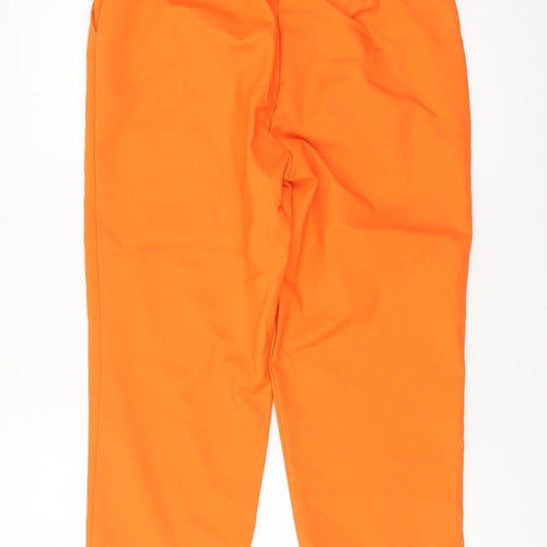 Marks and Spencer Women's Orange Cropped Trousers Size 14