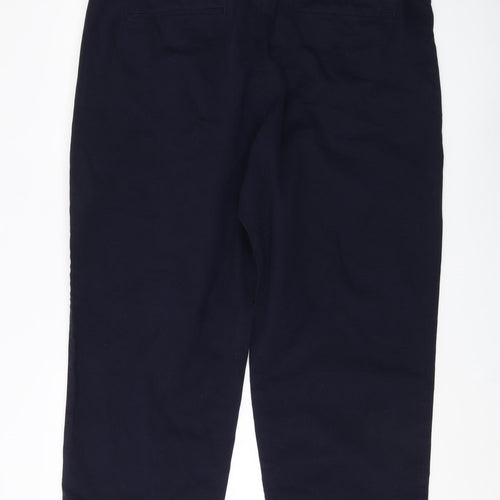 Marks and Spencer Men's Blue Chino Trousers Size 40