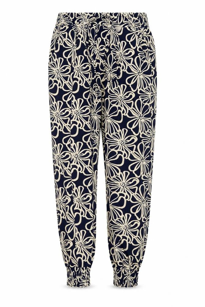 DODO Women's Floral Multicoloured Jogger Trousers XL/XXL