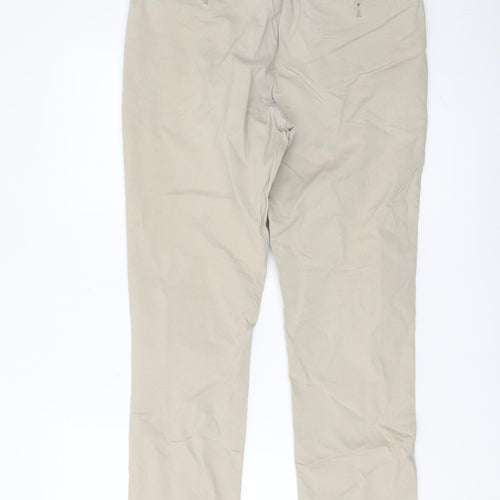 UNIQLO Men's Beige Chino Trousers Slim Fit 34
