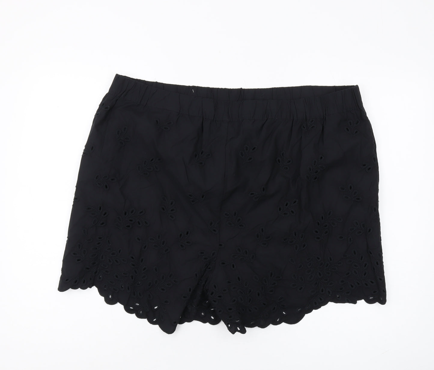 Marks & Spencer Women's Black Culotte Shorts Size 22