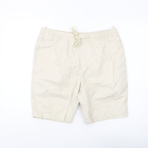 Marks and Spencer Men's Beige Chino Shorts M