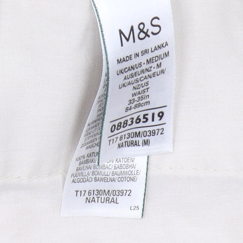 Marks and Spencer Men's Beige Chino Shorts M