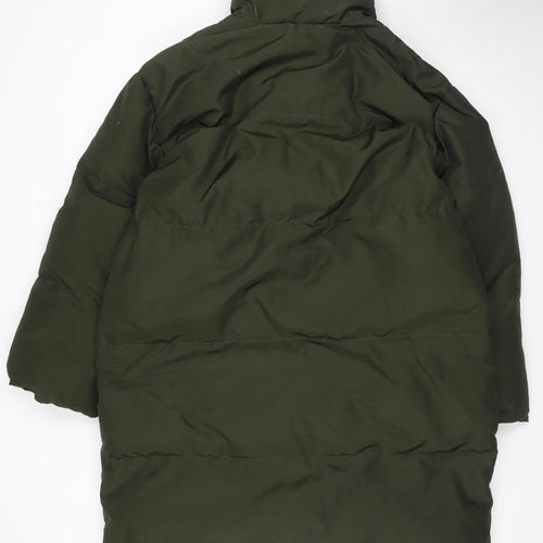 Marella Women's Green Puffer Jacket, Size 14