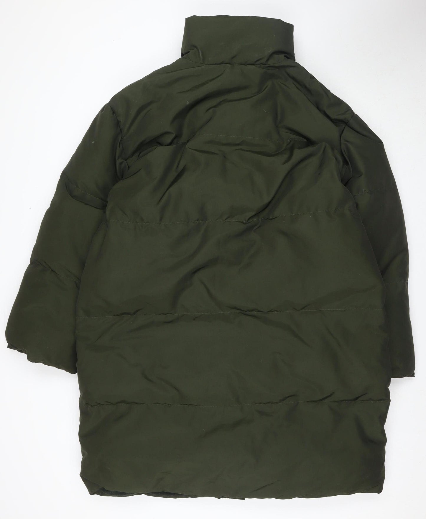 Marella Women's Green Puffer Jacket, Size 14
