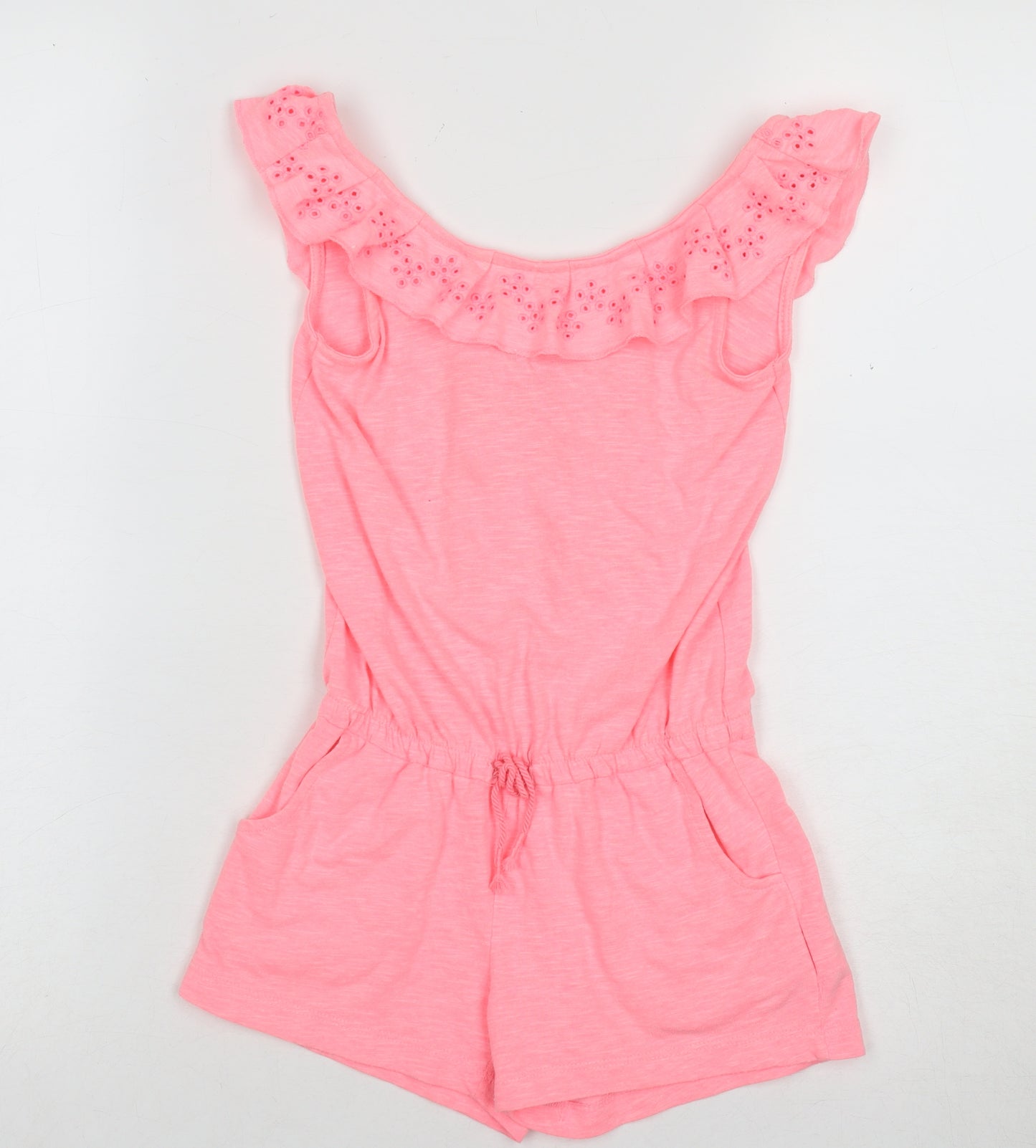 Gap Kids Girls Pink Sleeveless Playsuit 6-7 Years