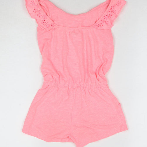 Gap Kids Girls Pink Sleeveless Playsuit 6-7 Years