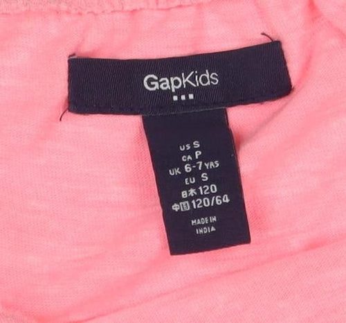 Gap Kids Girls Pink Sleeveless Playsuit 6-7 Years