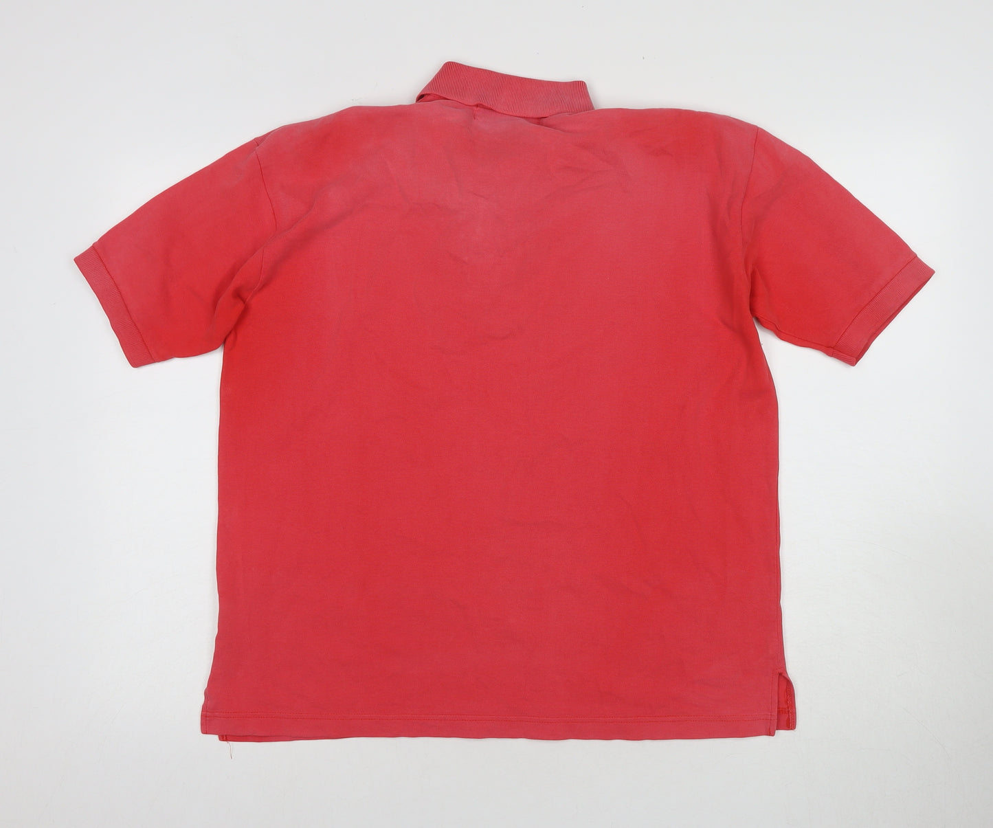 Berkertex Women's Red Polo Shirt, Size 12, Short Sleeve
