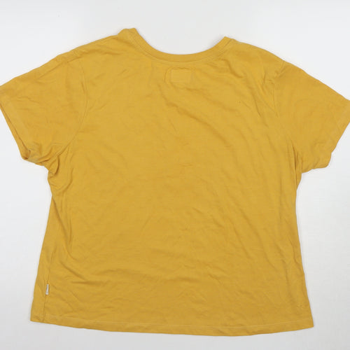 Saltrock Women's Yellow T-Shirt Size 18