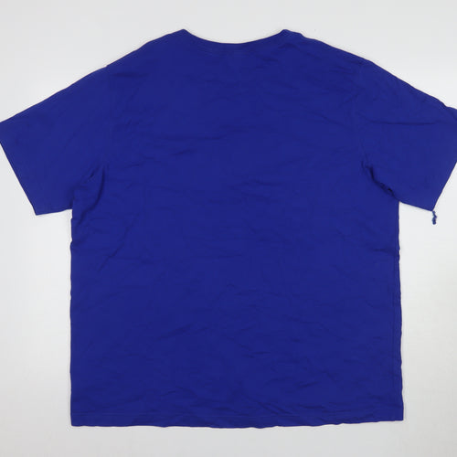 Lands' End Men's Blue XL Cotton T-Shirt