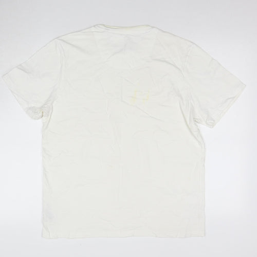 St George by Duffer Men's White T-Shirt - Size L