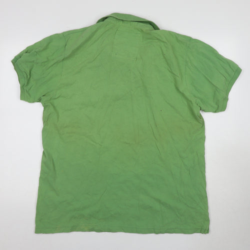 Apex & Woods Men's Green Polo Shirt 2XL Short Sleeve