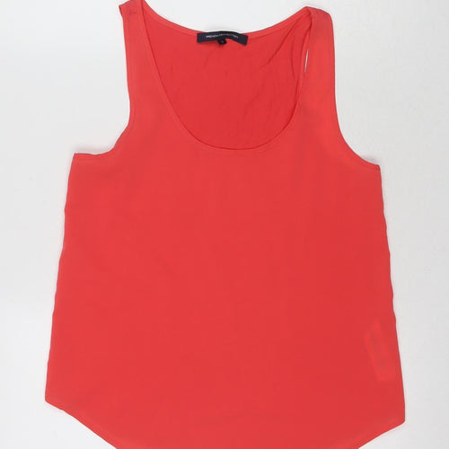French Connection Women's Red Tank Top Size S