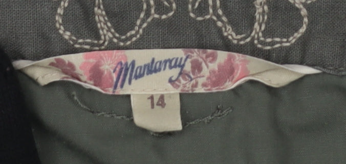 Mantaray Women's Green Cargo Shorts Size 14