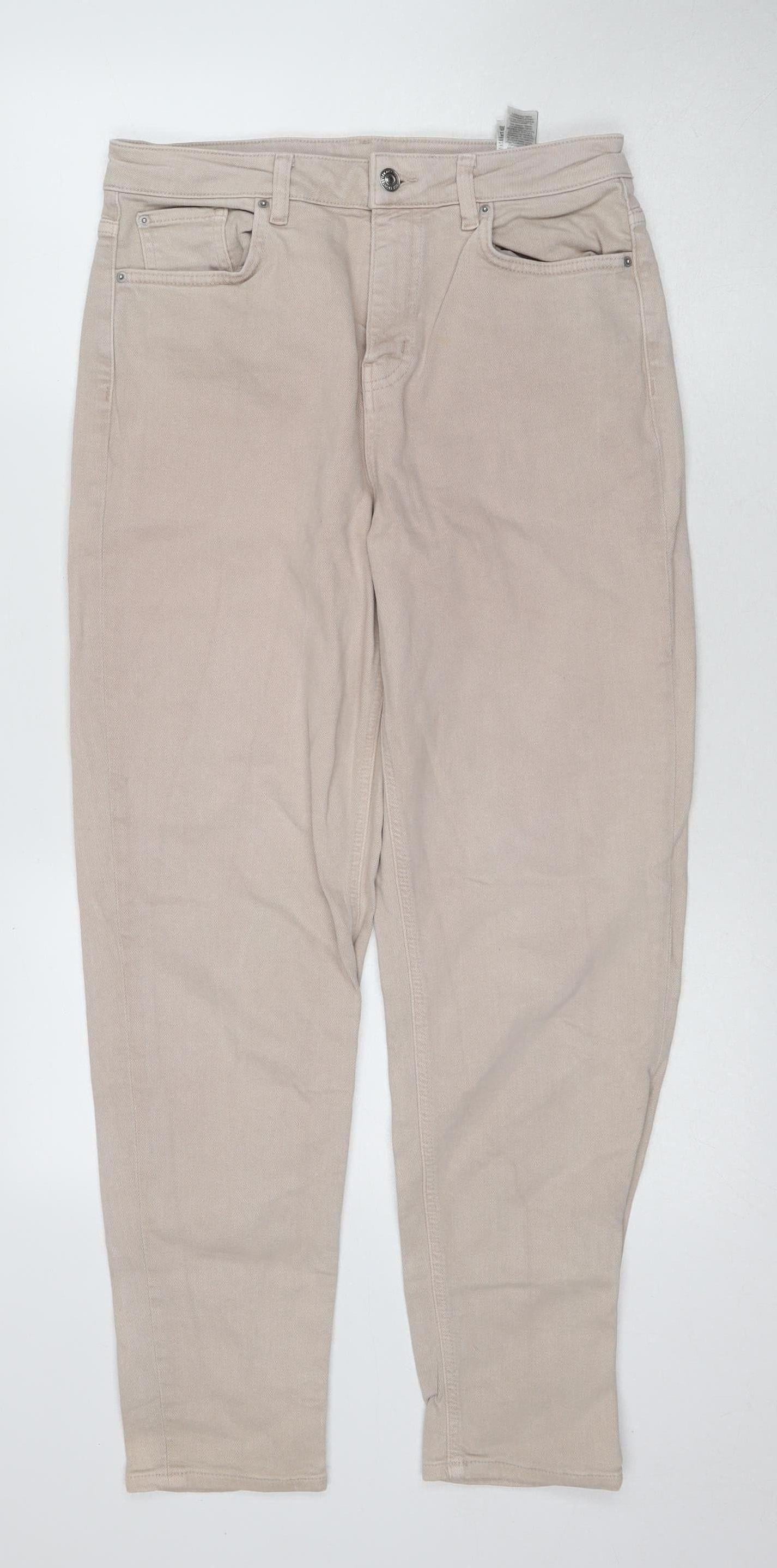 Marks and Spencer Women's Beige Jeans Size 12