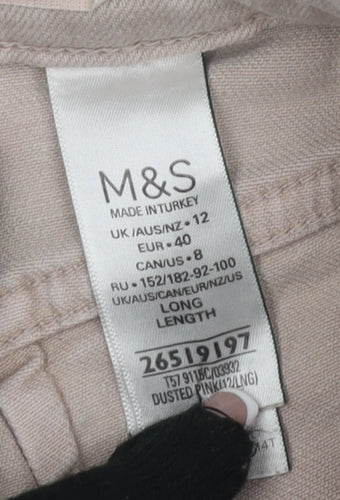 Marks and Spencer Women's Beige Jeans Size 12