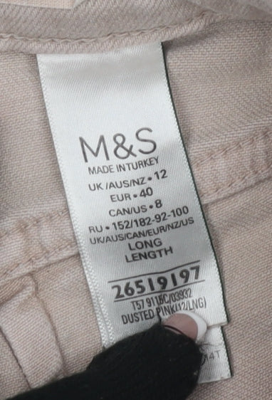 Marks and Spencer Women's Beige Jeans Size 12