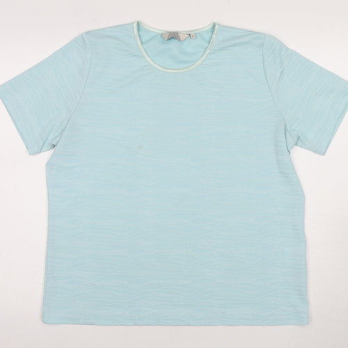 Honor Millburn Women's Blue Crew Neck T-Shirt L