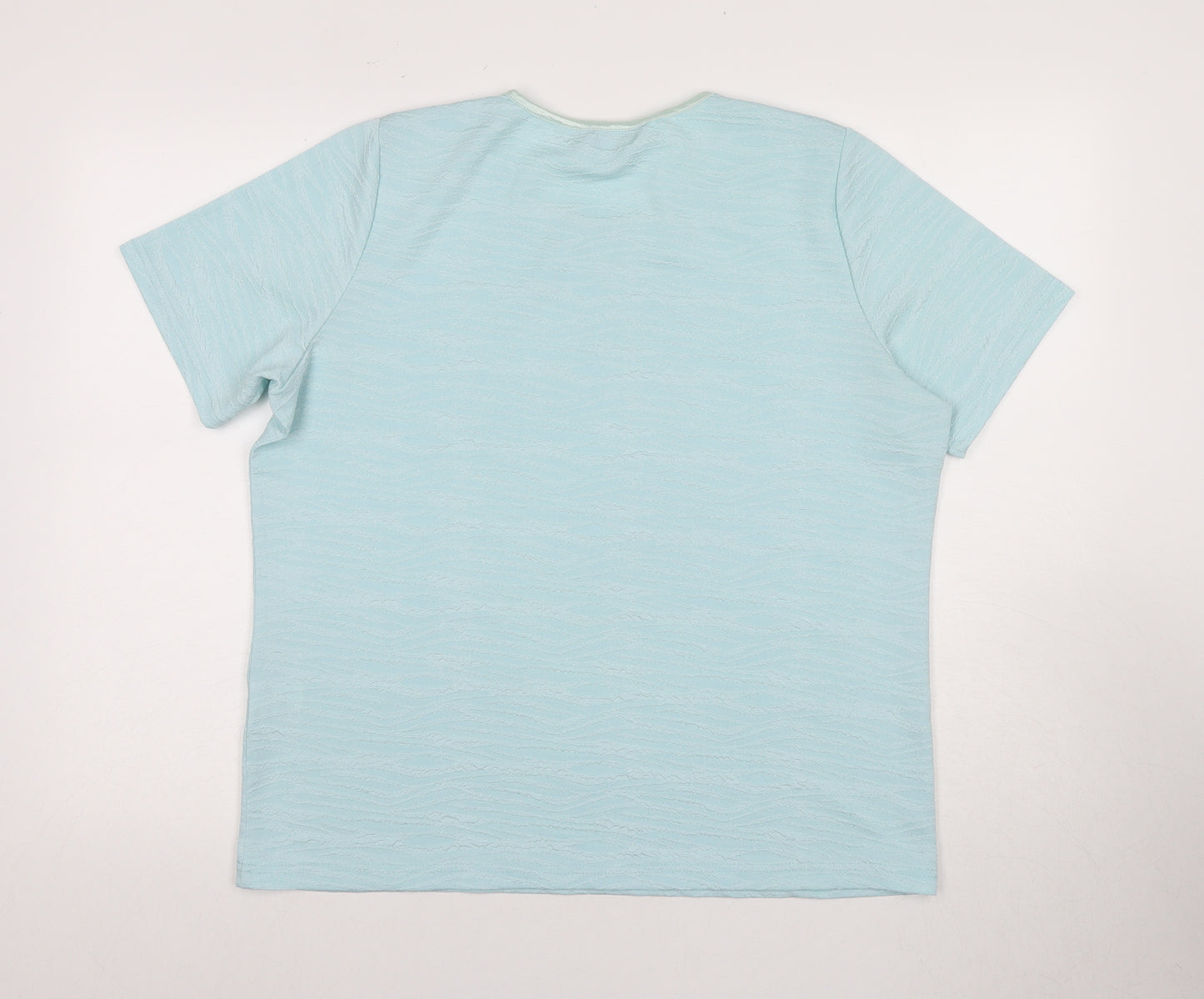 Honor Millburn Women's Blue Crew Neck T-Shirt L