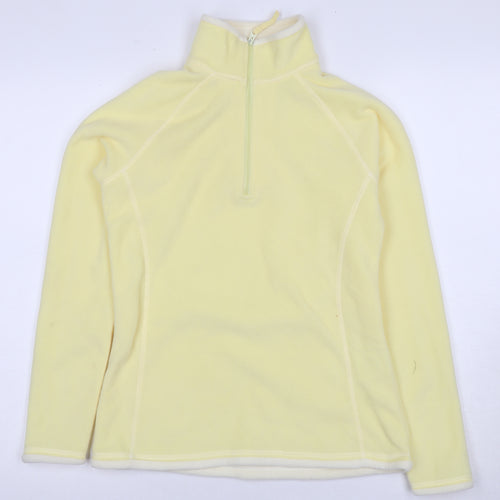 Mountain Warehouse Women's Yellow Fleece Pullover Size 16