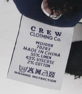 Crew Clothing Co. Women's Blue Floral A-Line Skirt Size 14