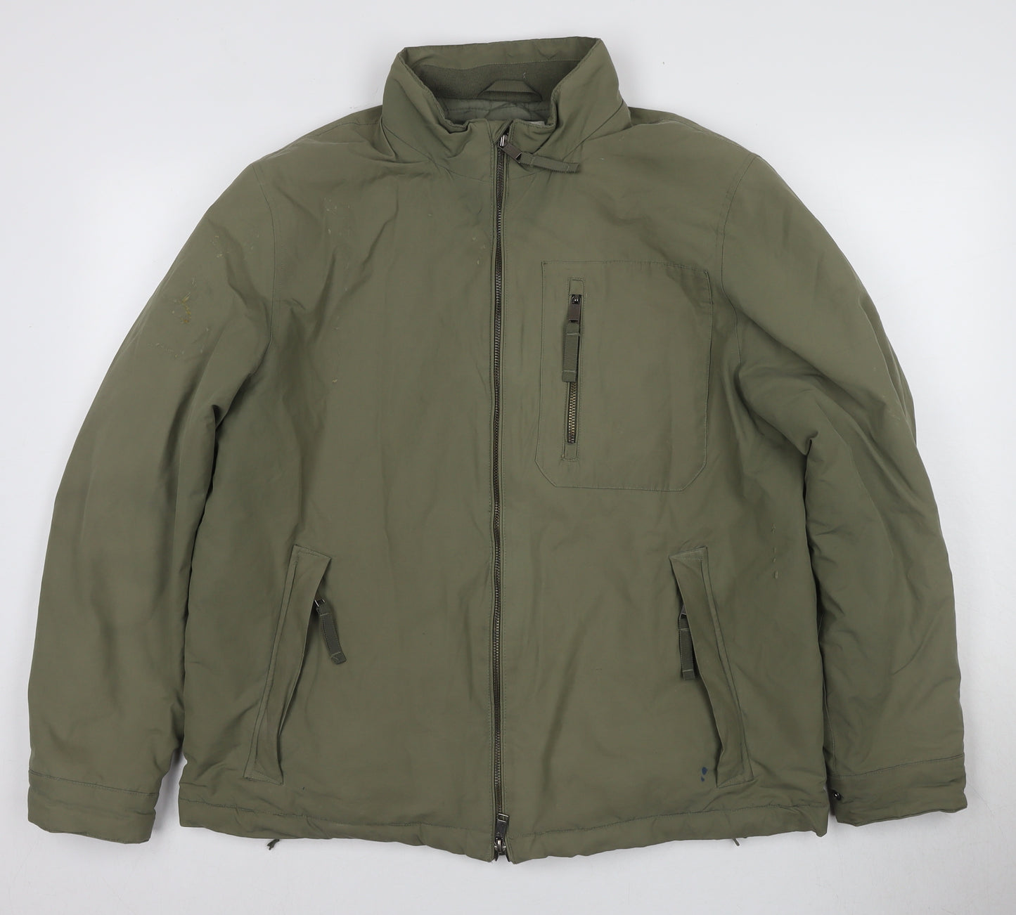 Racing Green Men's Green Parka Jacket - L - Casual/Walking