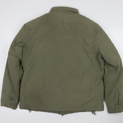 Racing Green Men's Green Parka Jacket - L - Casual/Walking