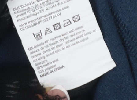 Mountain Warehouse Men’s Blue T-Shirt L Isotherm