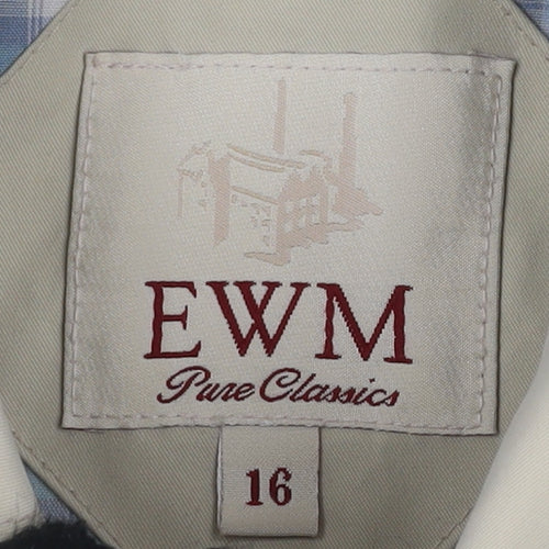 EWM Women's Beige Regular Fit Mid-Length Coat