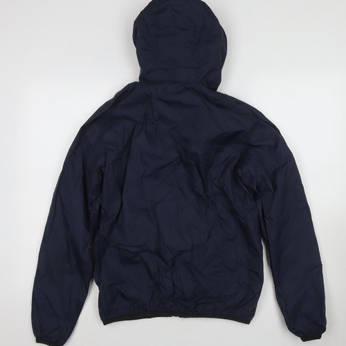 Trez Men's Blue Windbreaker Jacket S Hooded Casual
