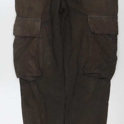 French Connection Men's Black Cargo Trousers - S