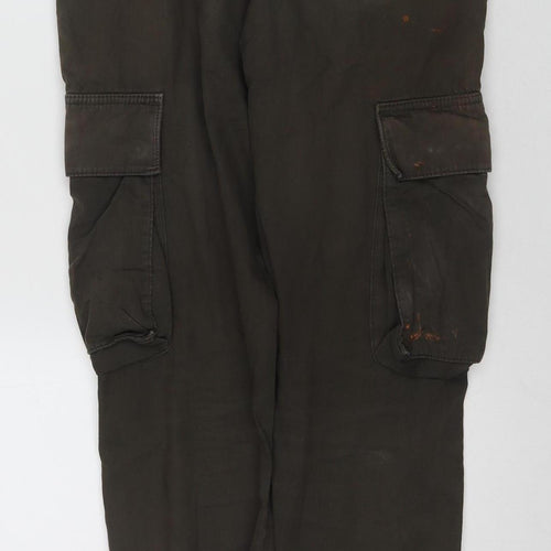 French Connection Men's Black Cargo Trousers - S