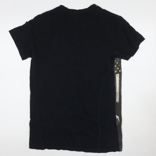 Religion Men's Black Gothic Art Print T-Shirt M