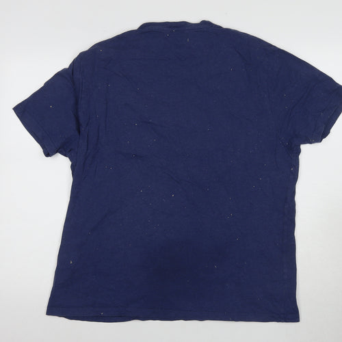 Ben Sherman Men's Blue T-shirt, Size XL.