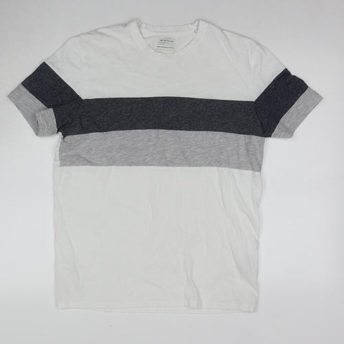 Tom Tailor Men's Colourblock T-Shirt, Large