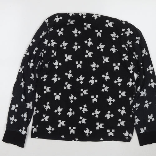 Minecraft Boys Black Long Sleeve T-Shirt 13-14 Years