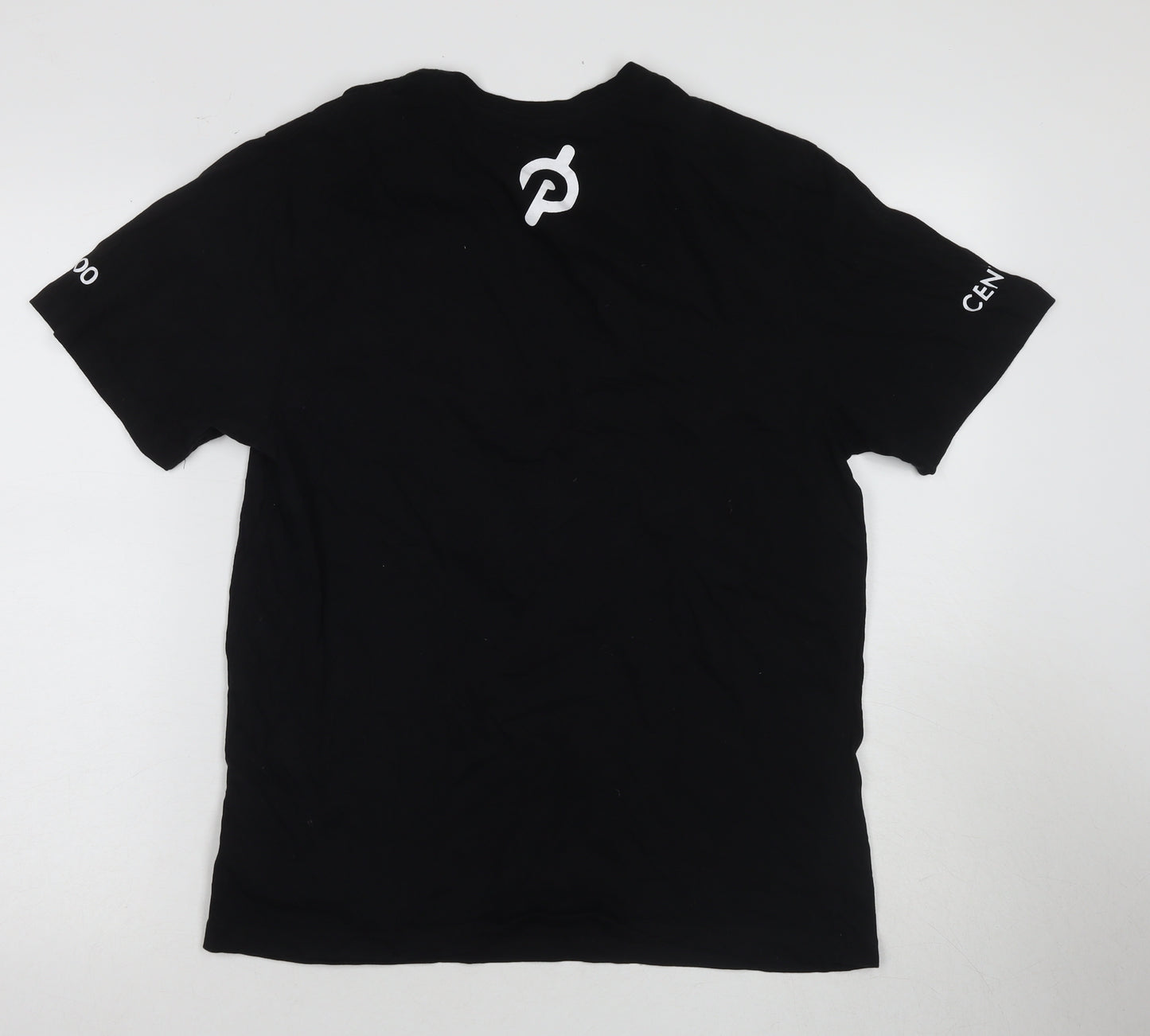 Peloton Men's Black M T-Shirt, Cotton, Crew Neck