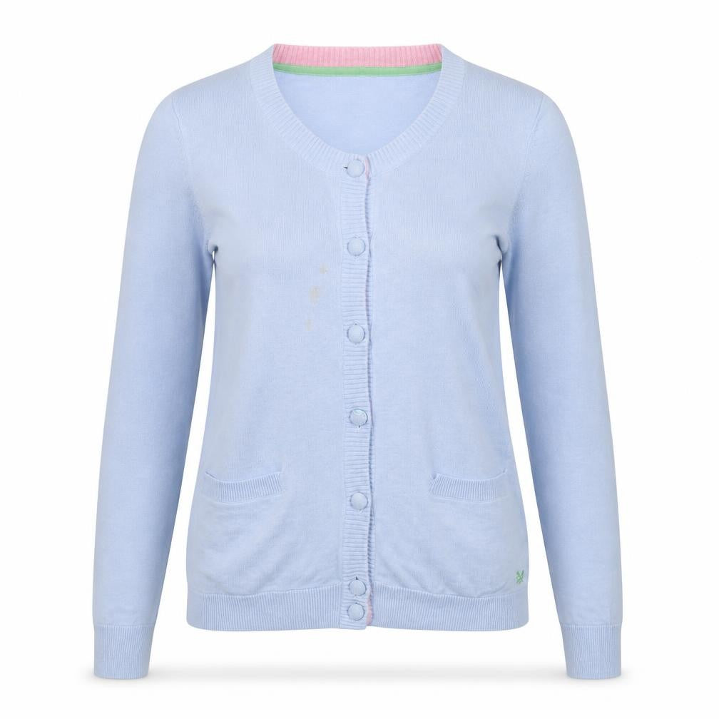 J.Crew Women's Blue Cardigan Size 12 Cotton Casual