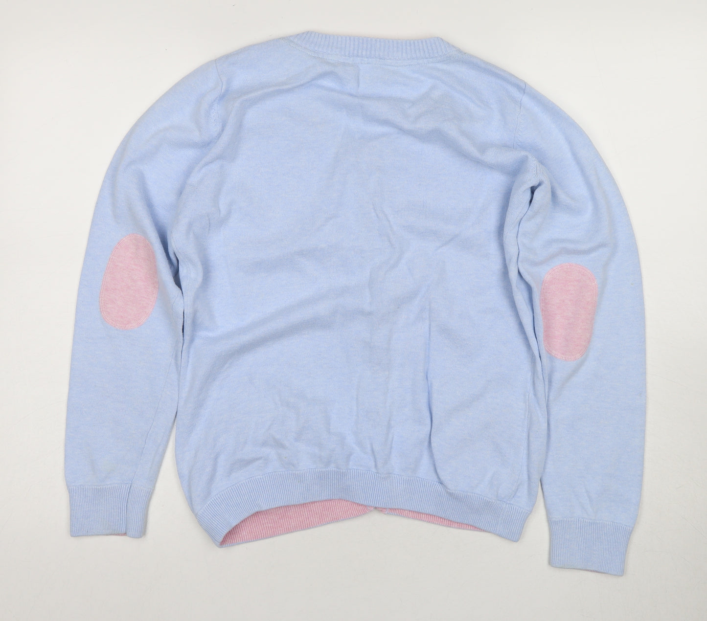 J.Crew Women's Blue Cardigan Size 12 Cotton Casual