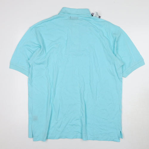 Golf Sport Men's Blue XL Short Sleeve Polo Shirt