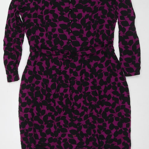 Eastex Women's Purple Viscose Sheath Dress Size 16