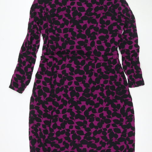 Eastex Women's Purple Viscose Sheath Dress Size 16