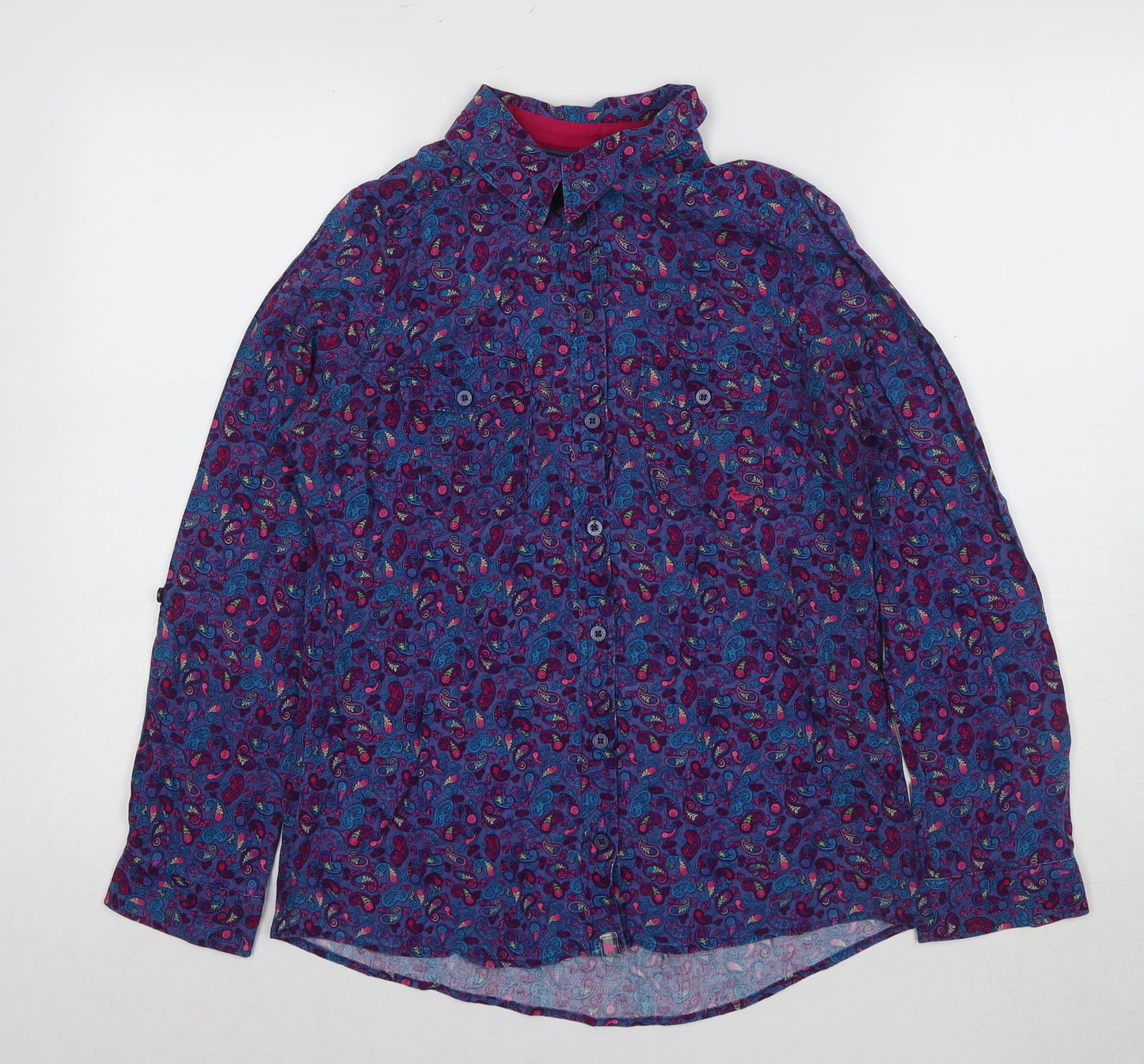 Country Rose Women's Multicolour Paisley Button-Up