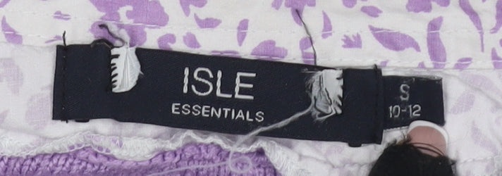 Isle Women's Purple Collared Pullover Jumper S