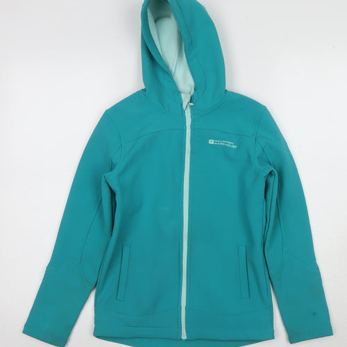 Mountain Warehouse Boys Blue Soft Shell Jacket 9-10 Years
