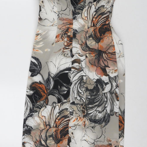 Karen Millen Women's Multicoloured Floral Dress, Size 10
